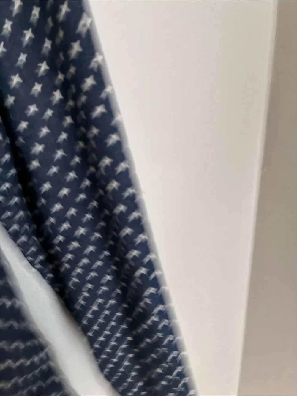 J. Crew Denim Blue and White Star‎ Button Down Top Shirt Size 2